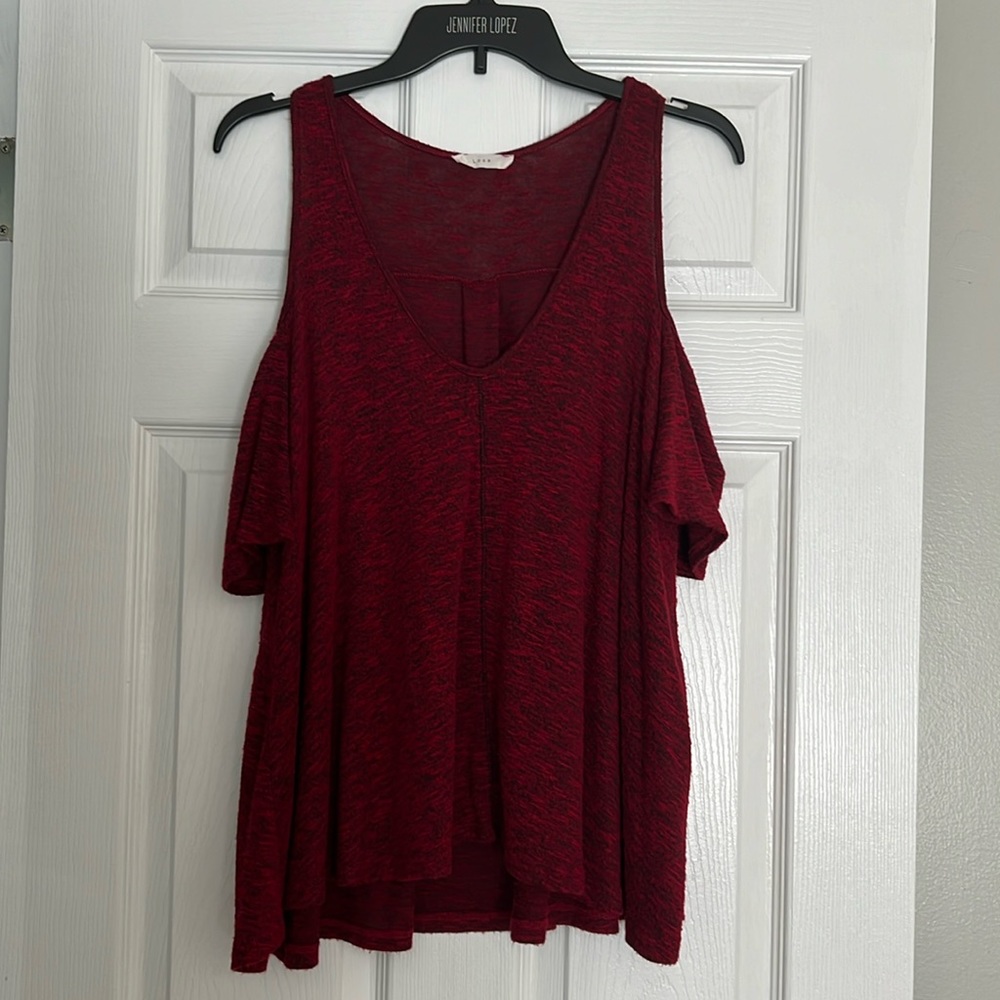 Lush Maroon Knit Top
